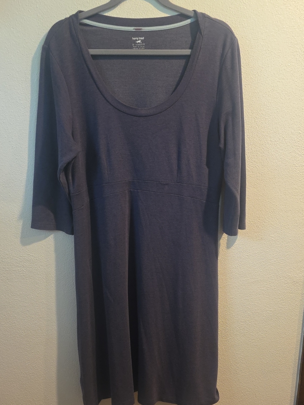 Horny Toad 3/4 Sleeve Empire Waist Dress